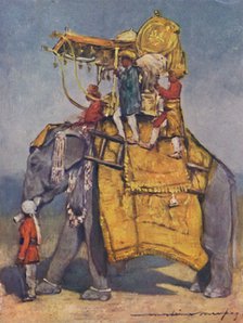 'A State Elephant in all its Trappings', 1903. Artist: Mortimer L Menpes.