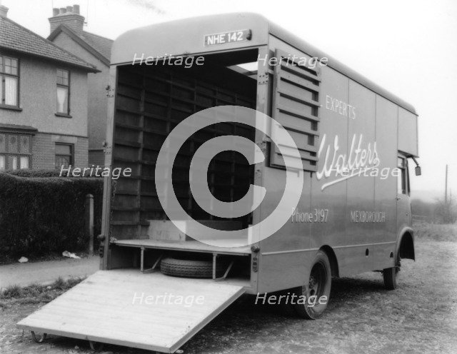 Austin FE 1957 removal van, belonging to Walters Removals, Mexborough, South Yorkshire, 1957. Artist: Michael Walters