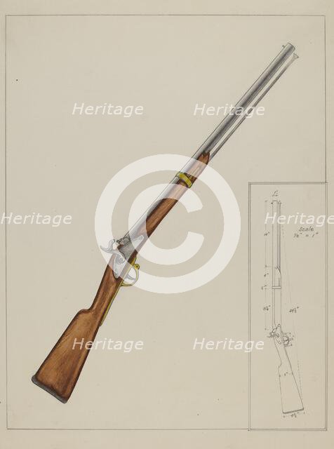 Carbine Gun, c. 1937. Creator: George Fairbanks.