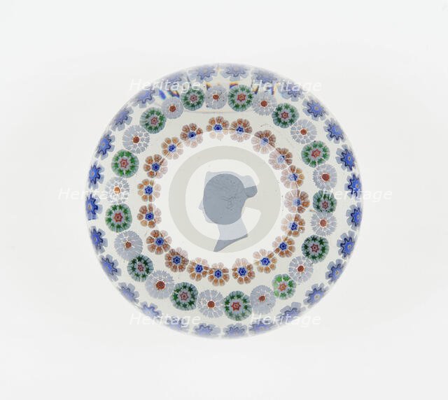 Paperweight, Baccarat, Mid 19th century. Creator: Baccarat Glasshouse.