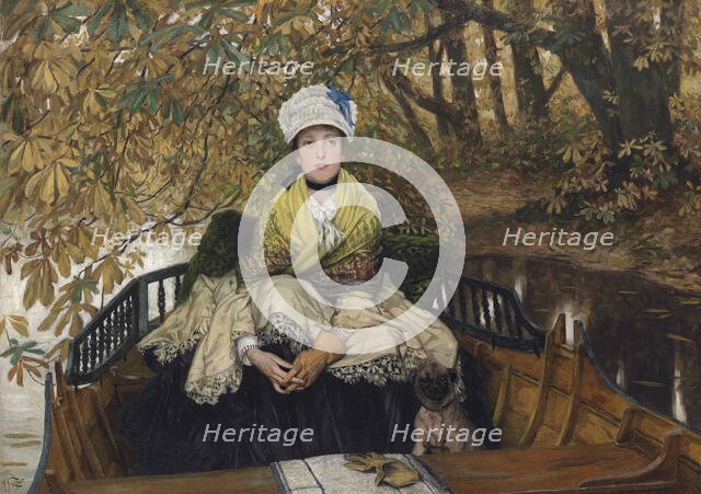 Waiting (also known as In the Shallows), Early 1870s. Creator: Tissot, James Jacques Joseph (1836-1902).