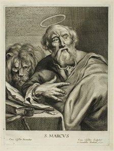 Saint Mark, n.d. Creator: Cornelis de Visscher.