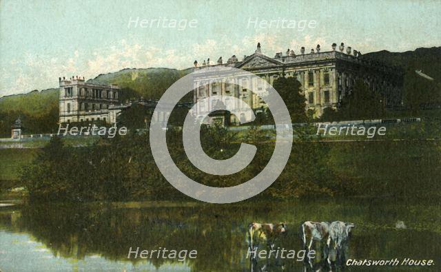 'Chatsworth House', late 19th-early 20th century.  Creator: Unknown.