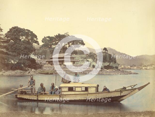 House Boat, 1866-1867. Creator: Felice Beato.