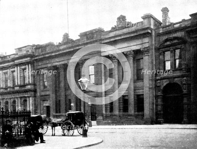 The Duke and Duchess of York at Sheffield: Cutlers' Hall, 1895. Creator: Sheffield Photographic Company.