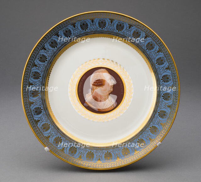 Plate, Sèvres, 1831. Creator: Sèvres Porcelain Manufactory.