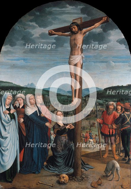 Christ on the Cross, ca 1515. Artist: David, Gerard (ca. 1460-1523)