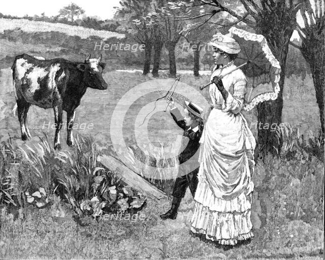 The Right of Way, 1883. Creator: Eugène Froment.