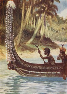 'A Solomon Islands Canoe', 1923. Creator: Unknown.