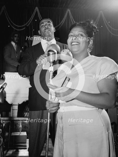 Portrait of Machito and Graciella Grillo, Glen Island Casino, New York, N.Y., ca. July 1947. Creator: William Paul Gottlieb.
