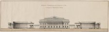 Geometrical Elevation of the Peace Plaza and Façade of the Opera House, c. 1800. Creator: Giacomo Antonio Domenico Quarenghi.