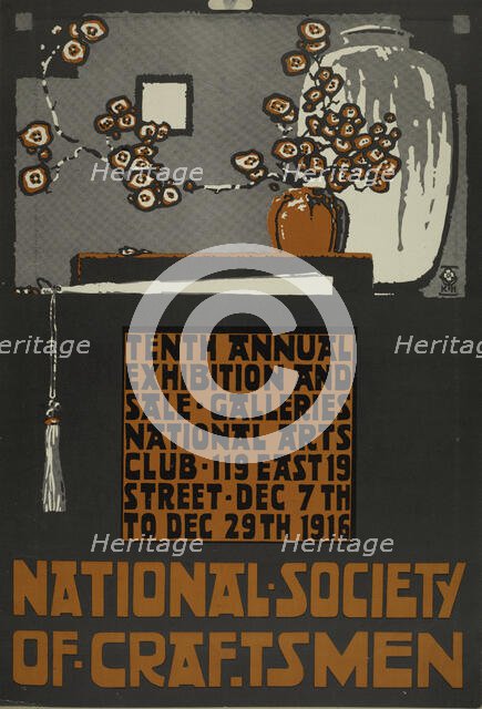 Tenth annual exhibition and sale [..] national society of craftsman, c1887 - 1922. Creator: Unknown.
