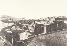 Jérusalem, Sainte-Marie-la-Grande, Vue générale, 1854. Creator: Auguste Salzmann.