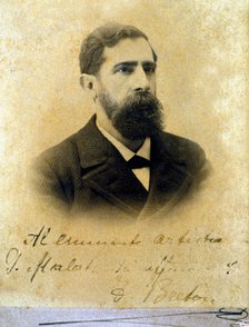 Tomas Breton y Hernandez (1850-1923), Spanish composer, autographed photo dedicated to the pianis…