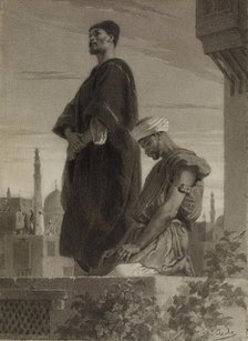 Prayer on the Housetop, 1864. Creator: Alexandre Bida.