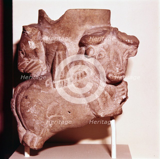 Sumerian Libartion Vase from Uruk (Warka), Southern Iraq, c2900 BC. Artist: Unknown.