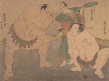 The Wrestlers, ca. 1785. Creator: Shunsho.