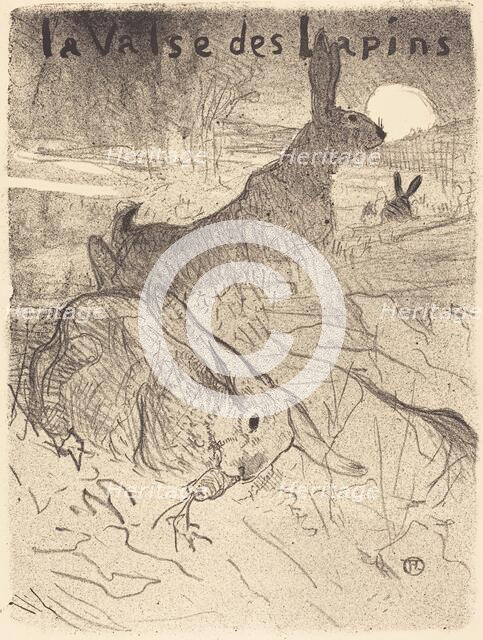 La valse des lapins, 1895. Creator: Henri de Toulouse-Lautrec.