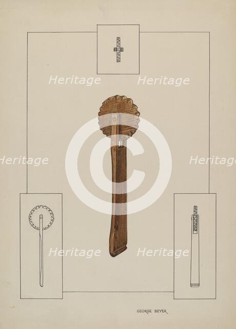 Cookie Cutter, c. 1941. Creator: Beyer, George.