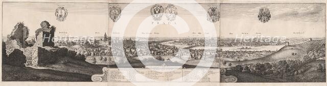 The Great View of Prague, 1649. Creator: Wenceslaus Hollar.