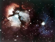 Trifid Nebula in Sagittarius constellation. Creator: NASA.