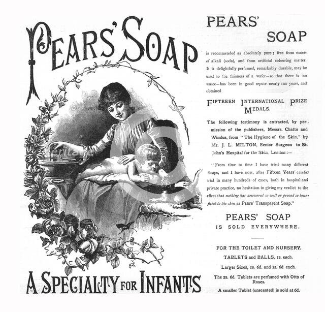 'Pears' Soap', 1886.  Creator: Unknown.