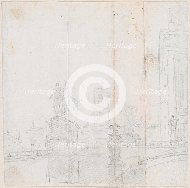 Capitoline Hill, probably c. 1754/1765. Creator: Hubert Robert.