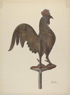 Weather Vane, c. 1938. Creator: Beverly Chichester.