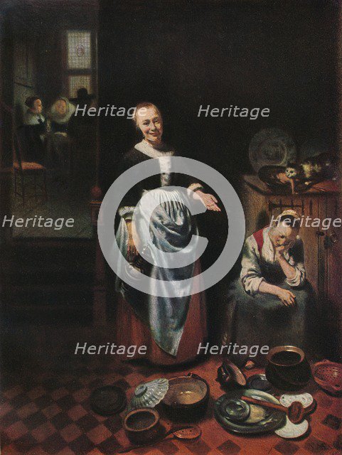 'The Idle Servant', 1655. Artist: Nicolaes Maes.