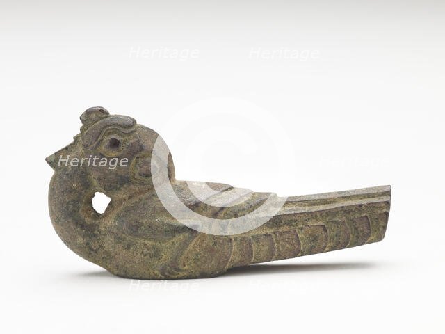 Finial in the form of a bird, Han dynasty, 206 BCE-220 CE. Creator: Unknown.