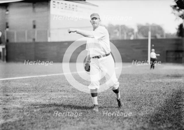 Hippo Vaughn, Washington Al (Baseball), 1912. Creator: Harris & Ewing.