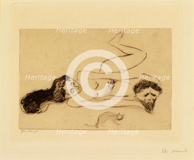 The Cat. Artist: Munch, Edvard (1863-1944)