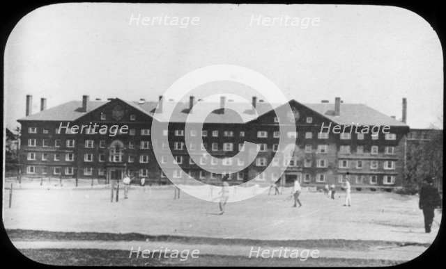 Dormitory Building, Harvard University, Massachusetts, USA, late 19th or early 20th century. Artist: Unknown