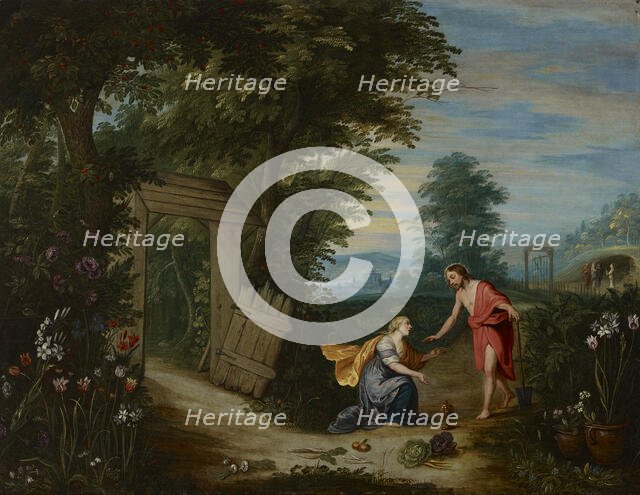 Noli me tangere, 1640. Creator: Jan Brueghel the younger.
