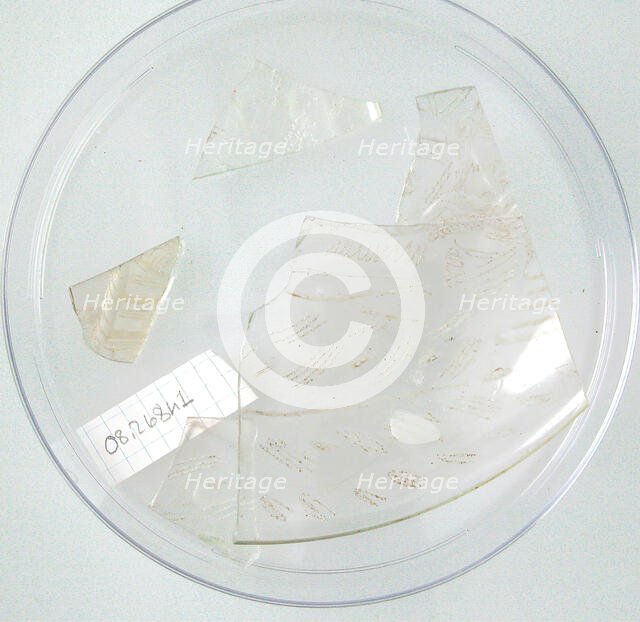 Glass Fragments, Coptic, 4th-early 5th century. Creator: Unknown.