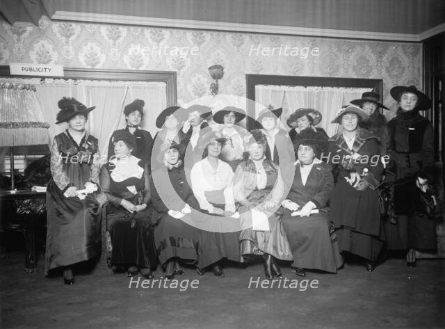 Pan American Scientific Congress - Ladies Who Were Aides at The Congress. Seated Front..., 1915. Creator: Harris & Ewing.
