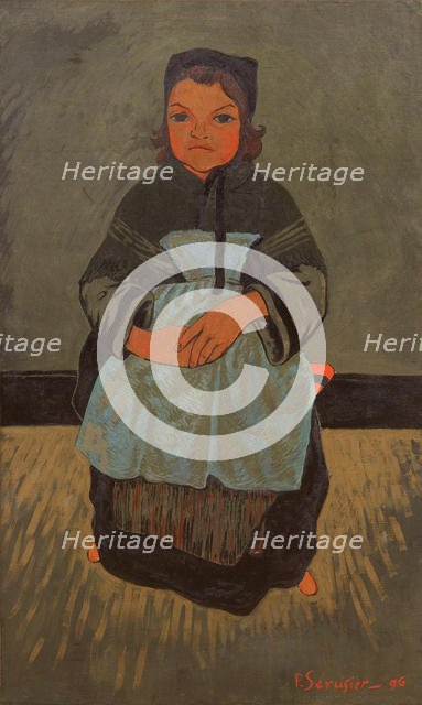 Breton girl, Marie Francisaille, 1896. Creator: Sérusier, Paul (1864-1927).