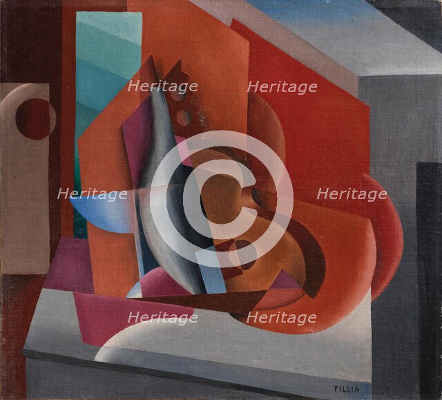 Valori plastici di oggetti (Plastic values ??of objects), 1928. Creator: Fillia, (Luigi Colombo) (1904-1936).