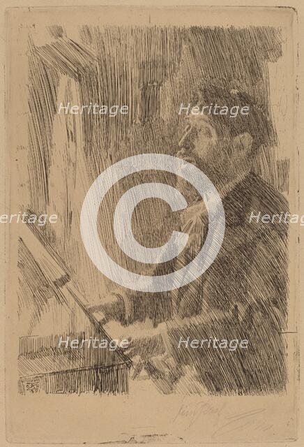 J.B. Faure, 1891. Creator: Anders Leonard Zorn.