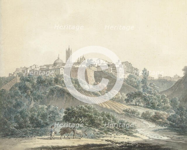 View of Siena, 1787. Creator: Daniel Dupré.