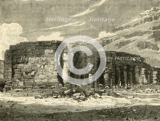 'The Memnonium at Thebes', 1890.   Creator: Unknown.
