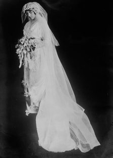 Eleanor Wilson -- (Mrs. W.G. McAdoo) [in wedding dress], 1914. Creator: Bain News Service.
