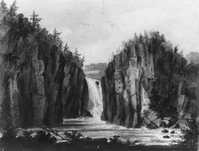 Passaic Falls, New Jersey (?), 1811-ca. 1813. Creator: Pavel Petrovic Svin'in.