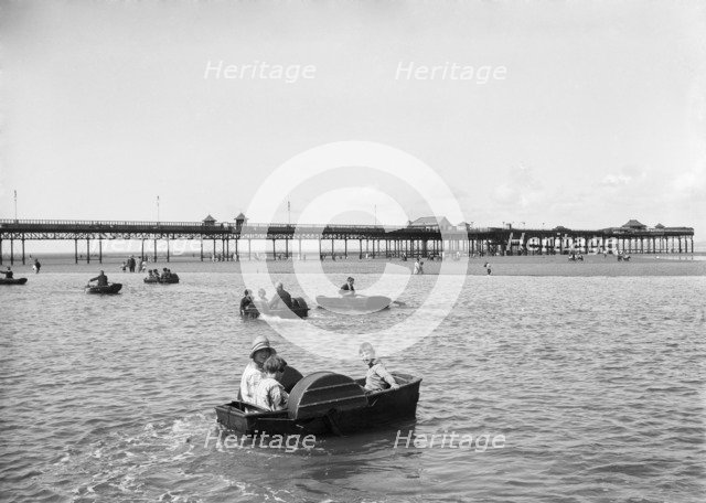 West End Pier, Marine Road West, Morecambe, Lancashire, 1925-1930. Artist: Walter Scott.