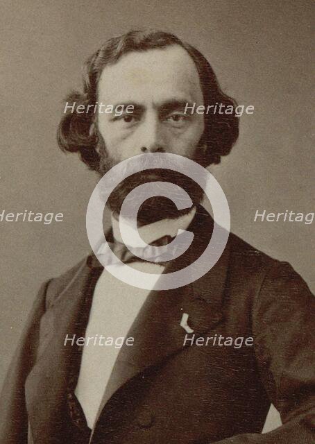 Portrait of the composer Théophile Semet (1824-1888). Creator: Photo studio Nadar.