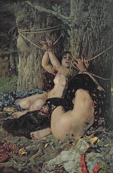 The daughters of the Cid, oil, 1879.