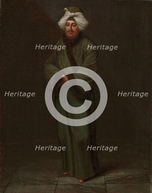 Mehmet, the vizir kâhyasi, c.1727-c.1730. Creator: Jean Baptiste Vanmour.