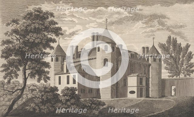West Wickham Court in the County of Kent, from Edward Hasted's, The History and Topogra..., 1777-90. Creator: Anon.