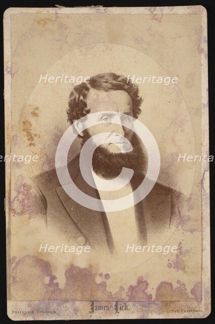 Portrait of James Lick (1796-1876), Before 1876. Creator: Bradley & Rulofson.