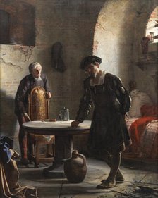 King Christian II in Prison, 1871. Creator: Carl Bloch.